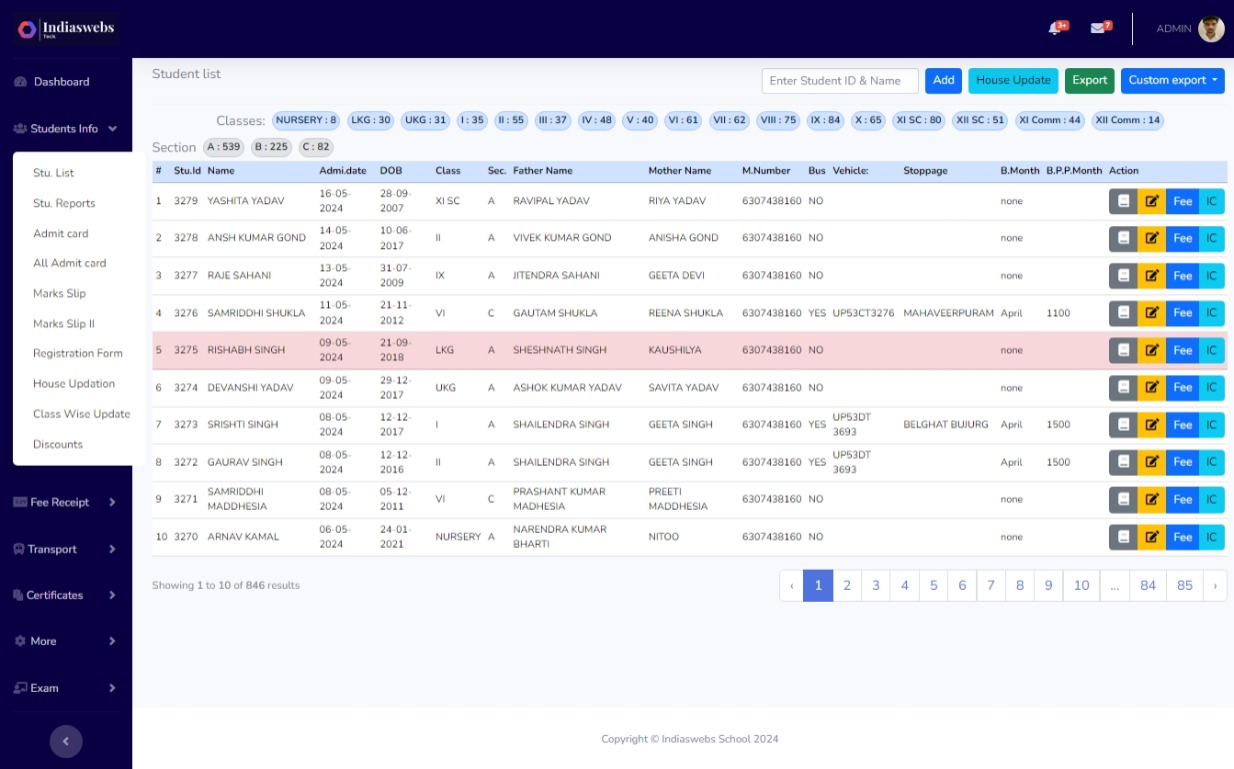 Student Information System